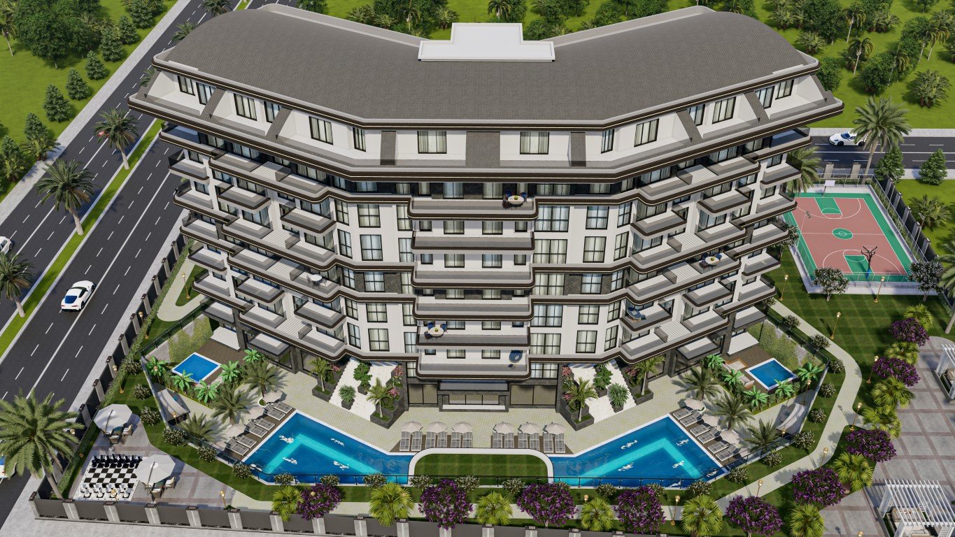 Apartment 1+1 in Gazipasa, Turkey No. 11869