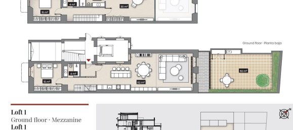 Дуплекс с 3 спальнями в Эшампле, Испания № 127795 26