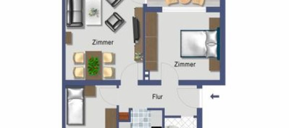 3-salle Appartement à Bonn, Germany No. 7119 4