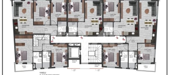 شقة 1+1 في Alanya, Turkey رقم 14422 28