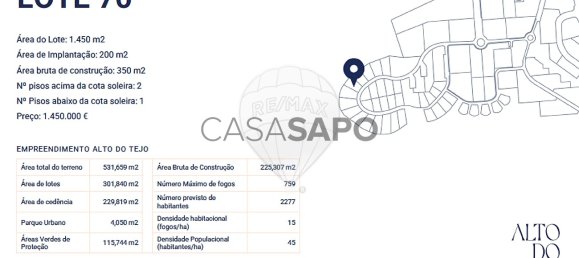  قطعة أرض في Amadora, Portugal رقم 354887 8