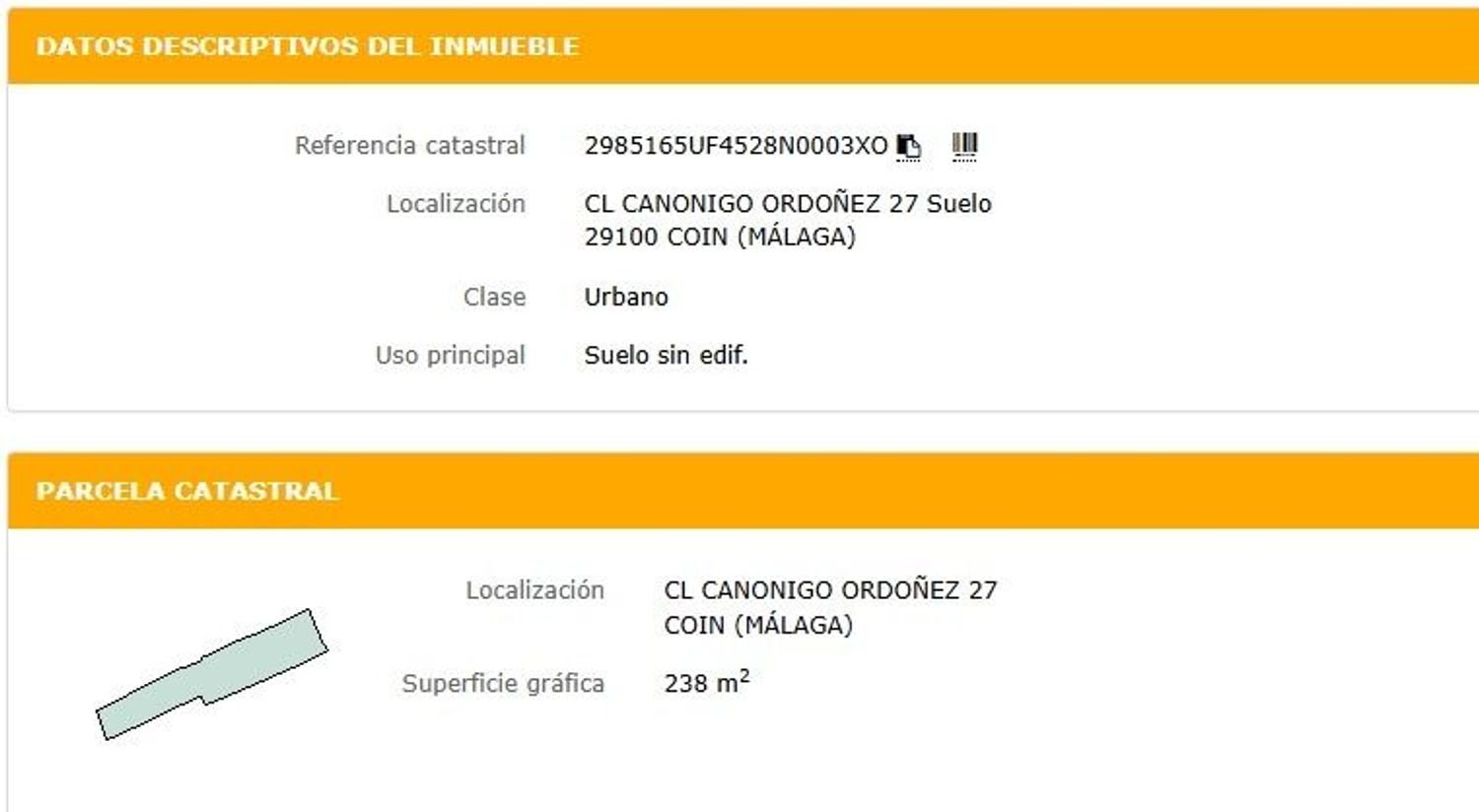 Terreno en Coín, Spain No. 156165