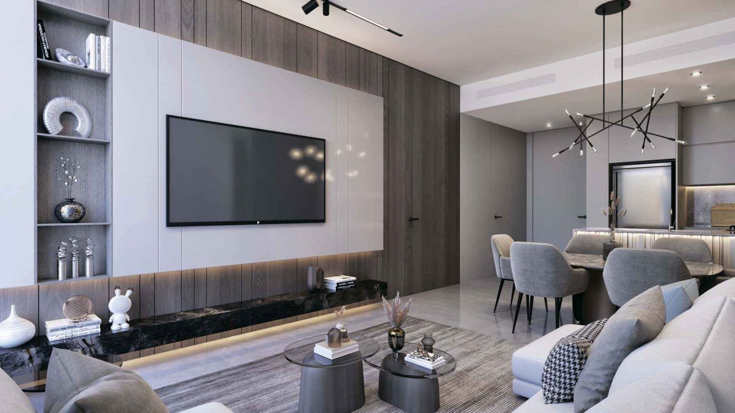 2 Schlafzimmer Wohnung in SAMANA Barari Views, Majan, UAE, Nr. 61534