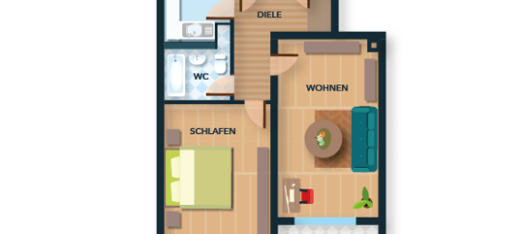 Apartamento de 2 divisões em Nuremberg, Germany N.º 358831 10