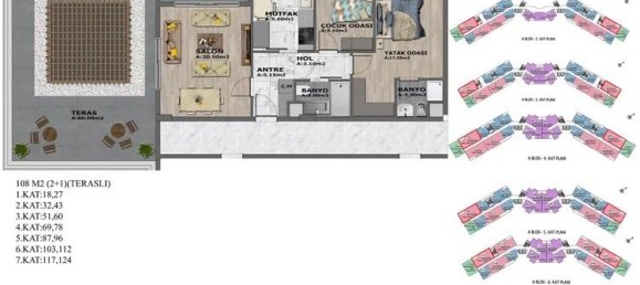 Apartamento de 1+1 en Antalya, Turkey No. 15967 16