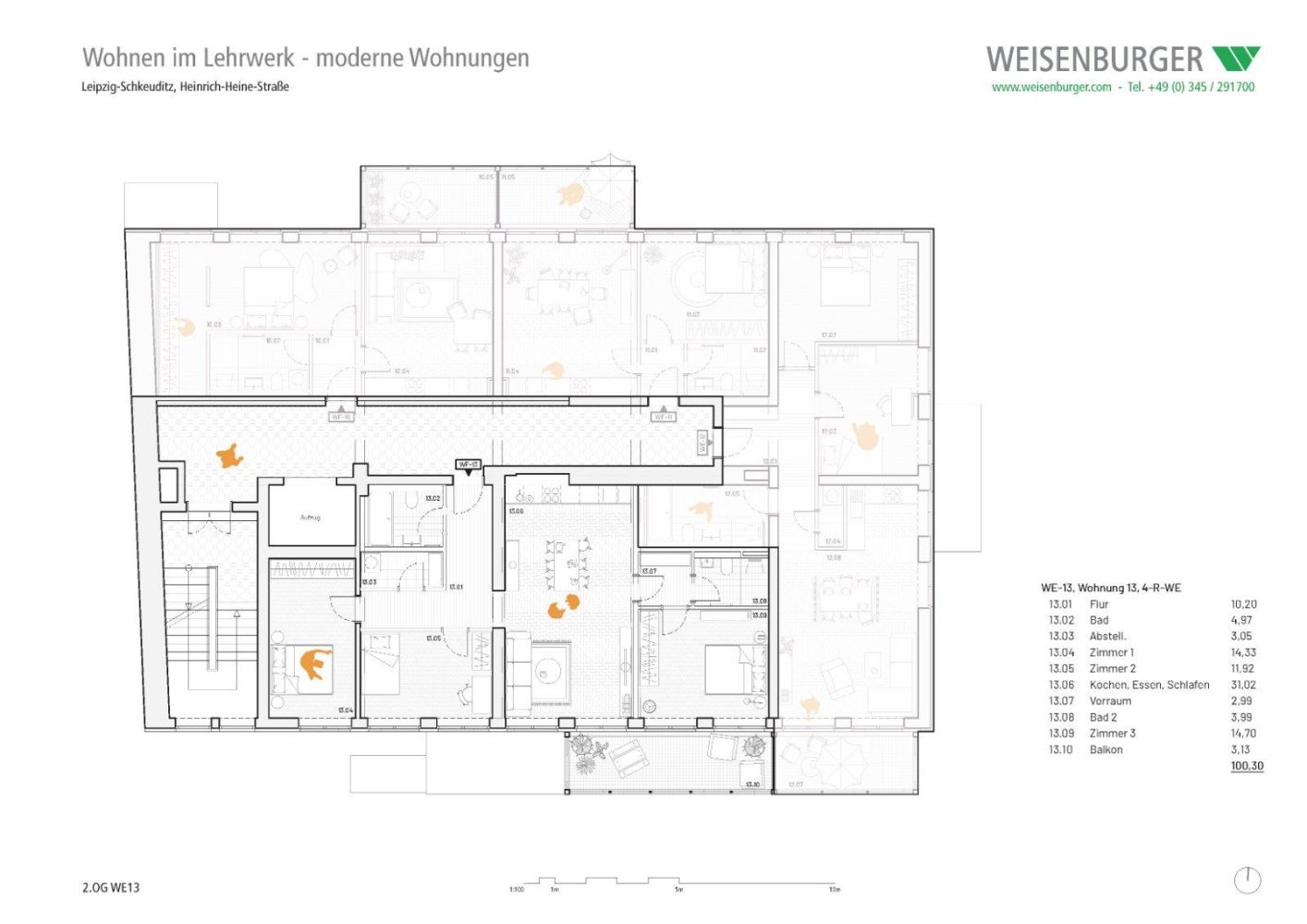 3 Schlafzimmer Wohnung in Nordsachsen, Germany, Nr. 261484