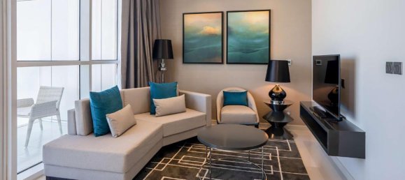 Квартира с 1 спальней в RADISSON HOTEL, Дубай, ОАЭ № 58468 5