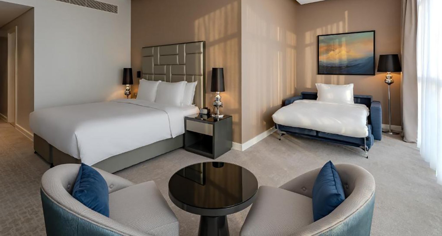 Квартира с 1 спальней в RADISSON HOTEL, Дубай, ОАЭ № 58468