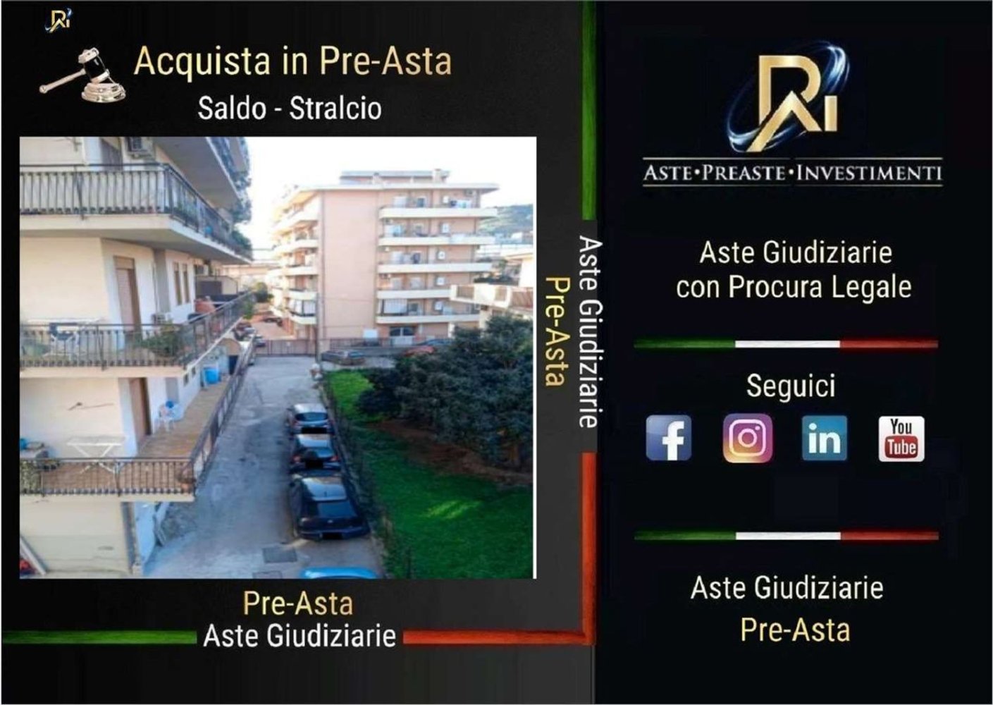 5 rooms Apartment in Reggio Calabria, Italy No. 187204