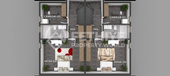 Villa de 3+1 en Fethiye, Turkey No. 22909 13