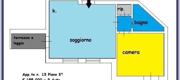 2 rooms Apartment in Livorno, Italy No. 174967 33