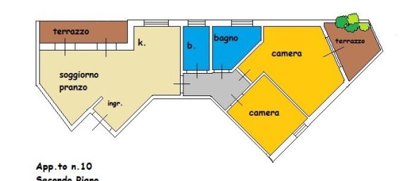 2 rooms Apartment in Livorno, Italy No. 174967 31