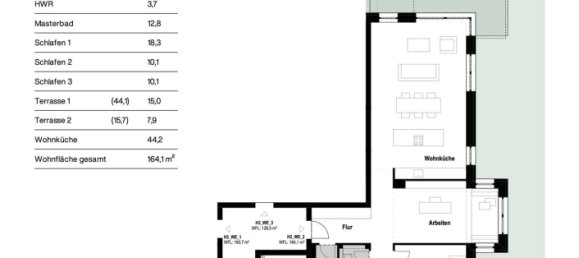 3 غرف نوم شقة في Essen, Germany رقم 31843 17