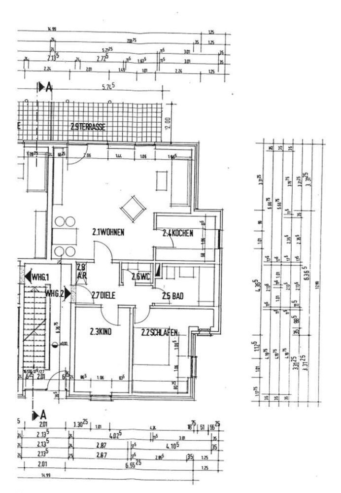 2 غرف نوم شقة في Krefeld, Germany رقم 234281