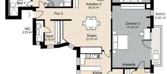 Дуплекс с 5 спальнями в Франкфурт на Майне, Германия № 106440 28