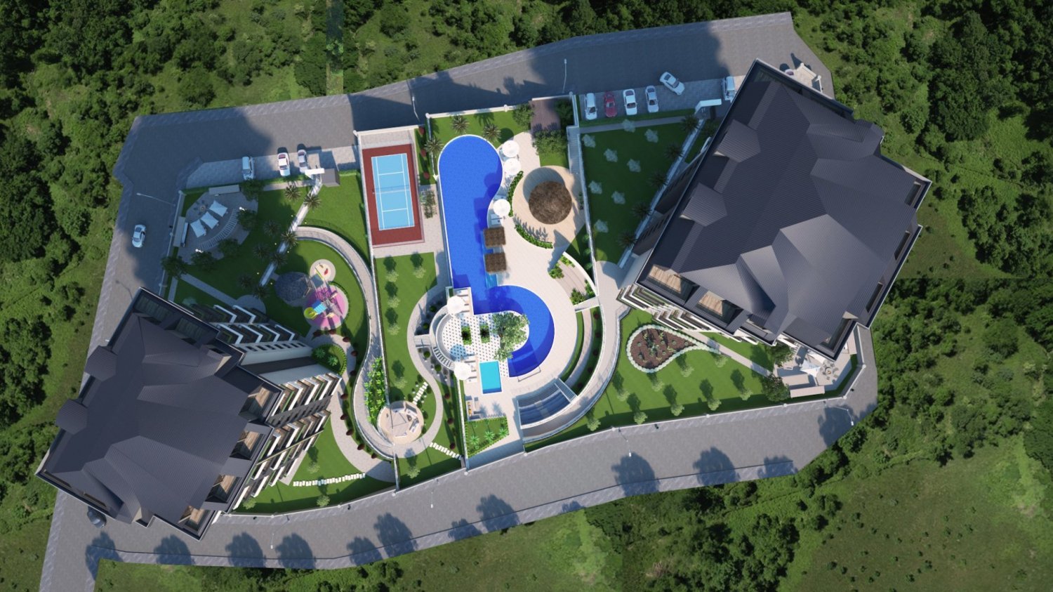 Wohnung 1+1 in Alanya, Turkey, Nr. 17279