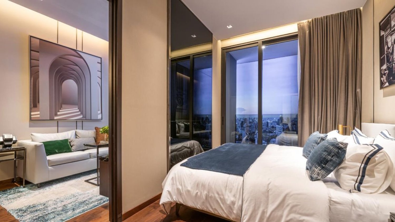 Кондоминиум  с 1 спальней в CLOUD RESIDENCES SKV23, Бангкок, Таиланд № 27951