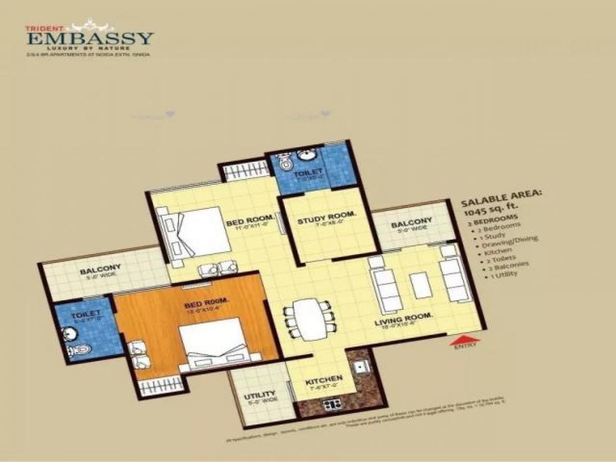 2 bedrooms House in Noida, India No. 67095