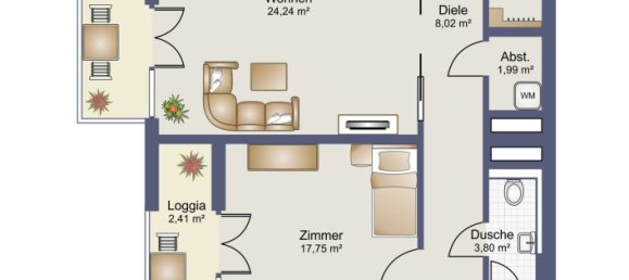 2 Schlafzimmer Wohnung in Mitte, Germany, Nr. 324597 10