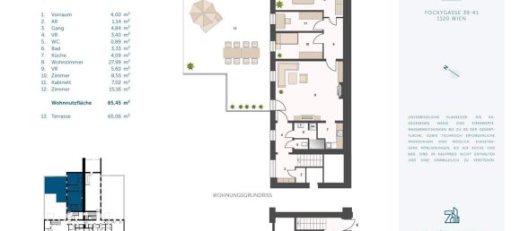 3 rooms Apartment in Meidling, Austria No. 131407 7