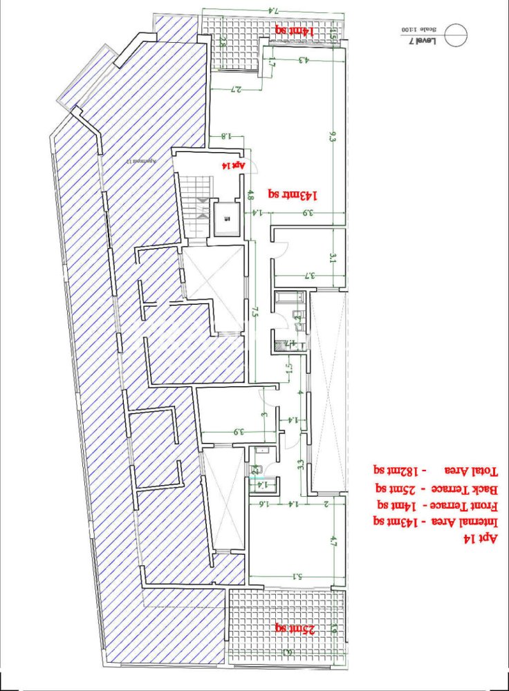 Apartamento de 3 dormitorios en Sliema, Malta No. 149