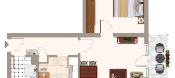 Apartamento de 1 dormitorio en Mulheim an der Ruhr, Germany No. 84136 8