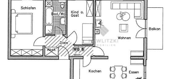 Квартира с 2 спальнями в Гермерсхайм, Германия № 167030 20