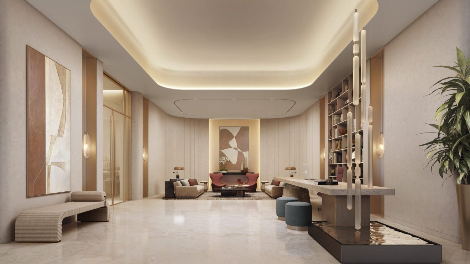 Apartamento de 1 dormitorio en PALM BEACH TOWERS 3, Palm Jumeirah, UAE No. 61066