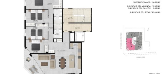 Квартира с 4 спальнями в Агилас, Испания № 181906 7