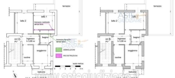 Квартира с 4 комнатами в Рим, Италия № 17044 34