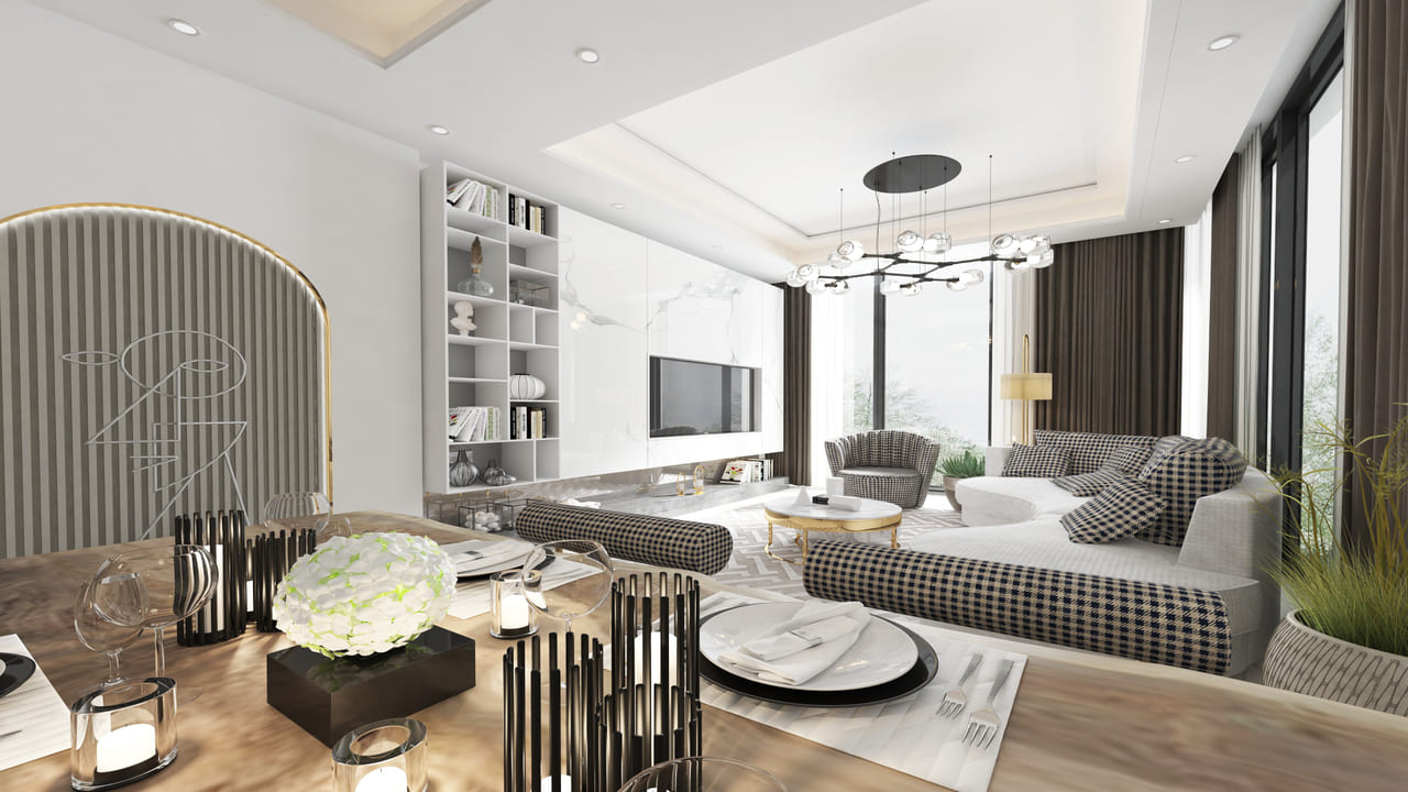 Apartamento 3+1 em Twin Towers 3, Alanya, Turkey N.º 40251