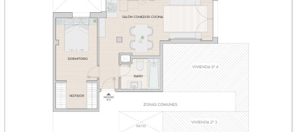 1 bedroom Apartment in Madrid, Spain No. 22395 22