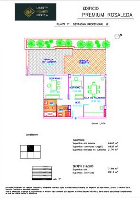 65m² Office in Granada, Spain No. 221861