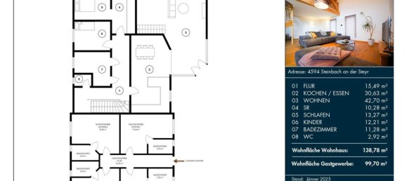 Casa de 8 divisões em Steinbach an der Steyr, Austria N.º 183752 16
