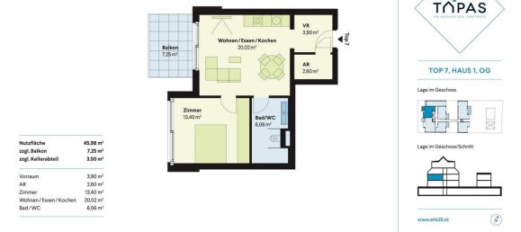 2 rooms Apartment in Vienna, Austria No. 179566 13