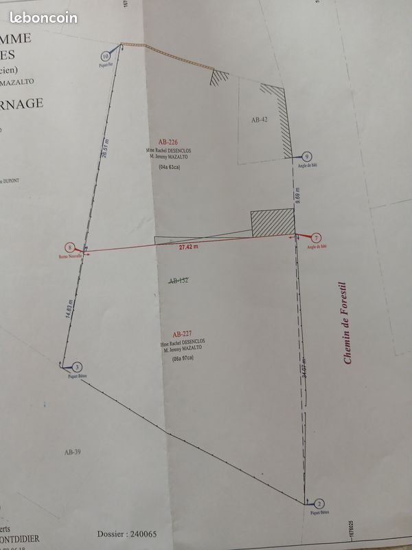  Land in Somme, France No. 363403