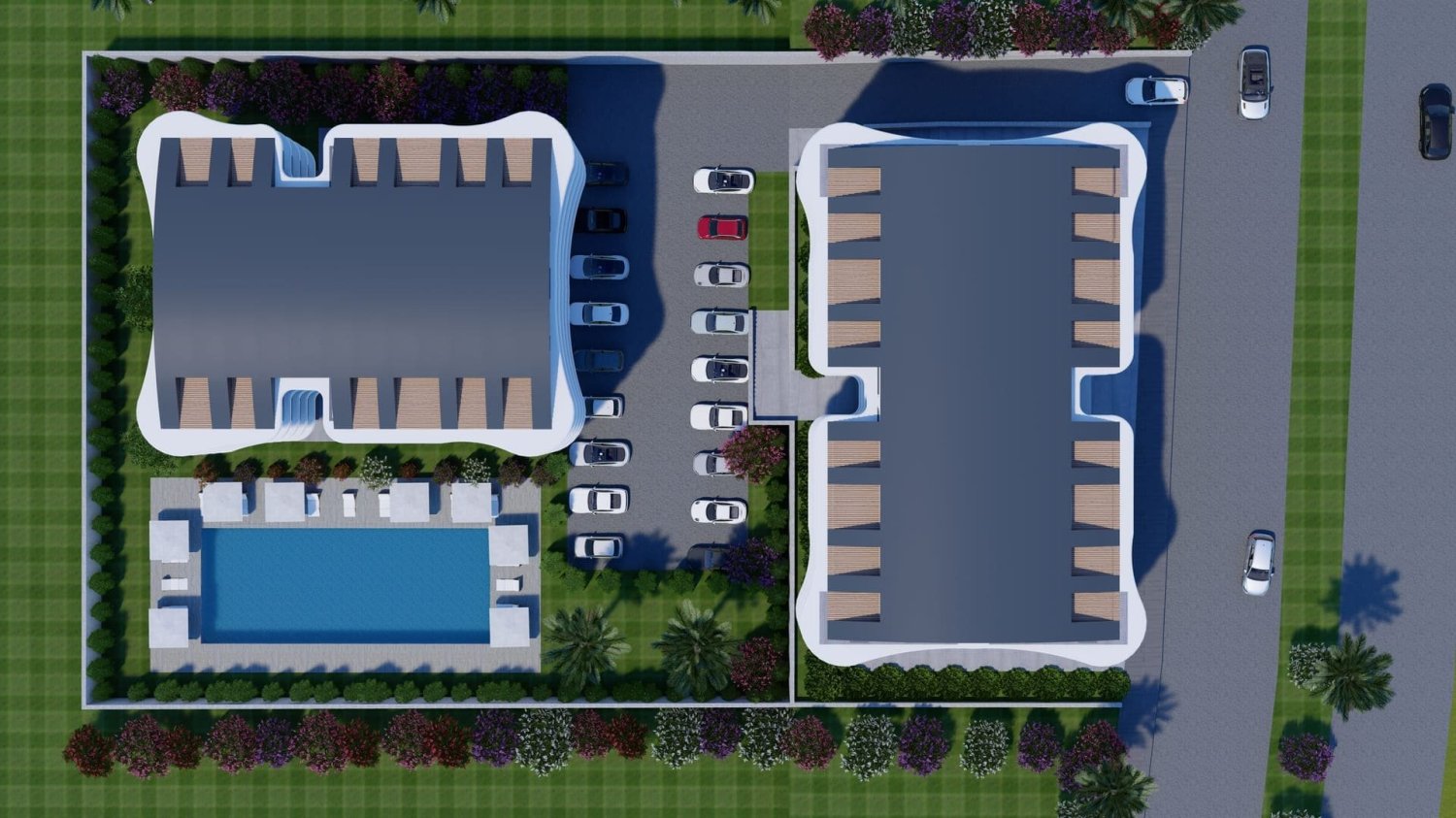 Apartment 1+1 in Lotus Sea Side, Okurcalar, Turkey No. 38025