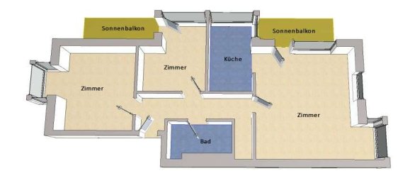 3-salle Appartement à Buckow, Germany No. 110293 8