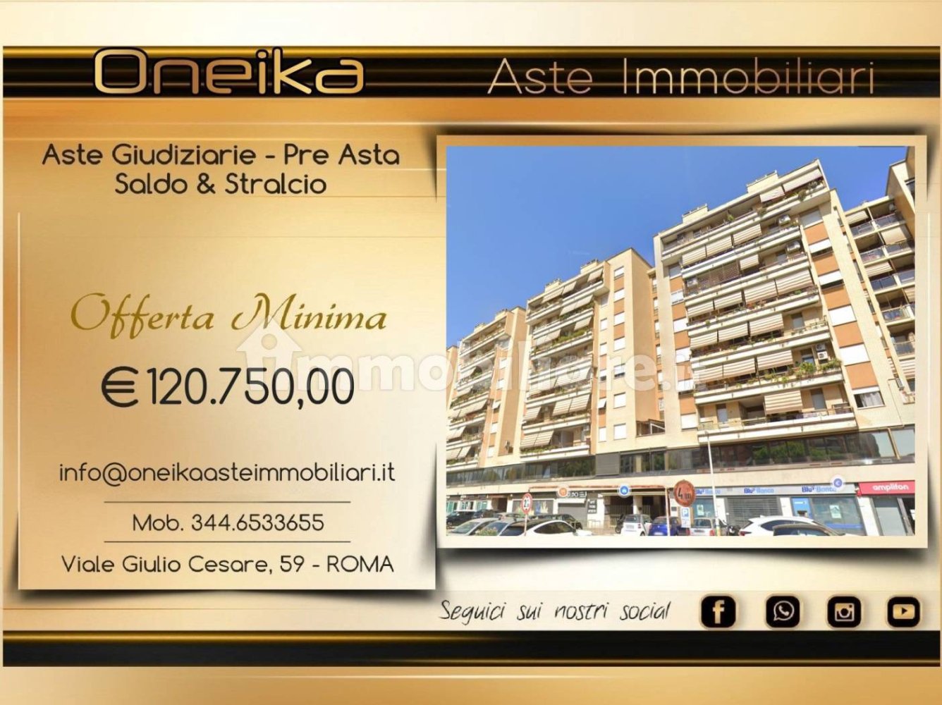 2 chambres Appartement à Rome, Italy No. 360347