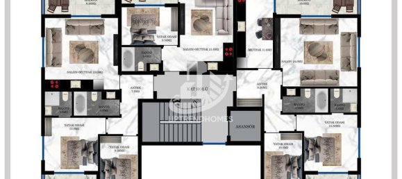 Wohnung 1+1 in Oba, Turkey, Nr. 3542 15