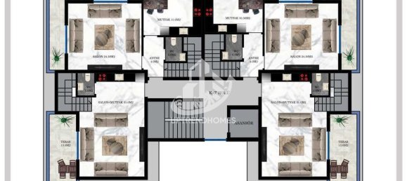 Wohnung 1+1 in Oba, Turkey, Nr. 3542 17