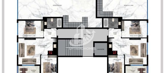 Wohnung 1+1 in Oba, Turkey, Nr. 3542 14