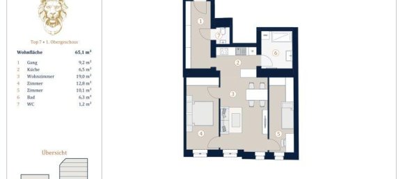 2-Zimmer Penthouse in Alsergrund, Austria, Nr. 246299 7