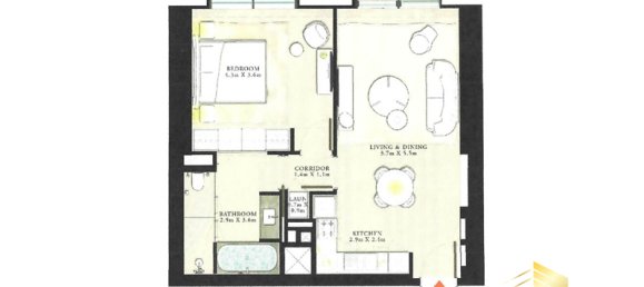 1 bedroom Apartment in Downtown Dubai (Downtown Burj Dubai), UAE No. 12630 11