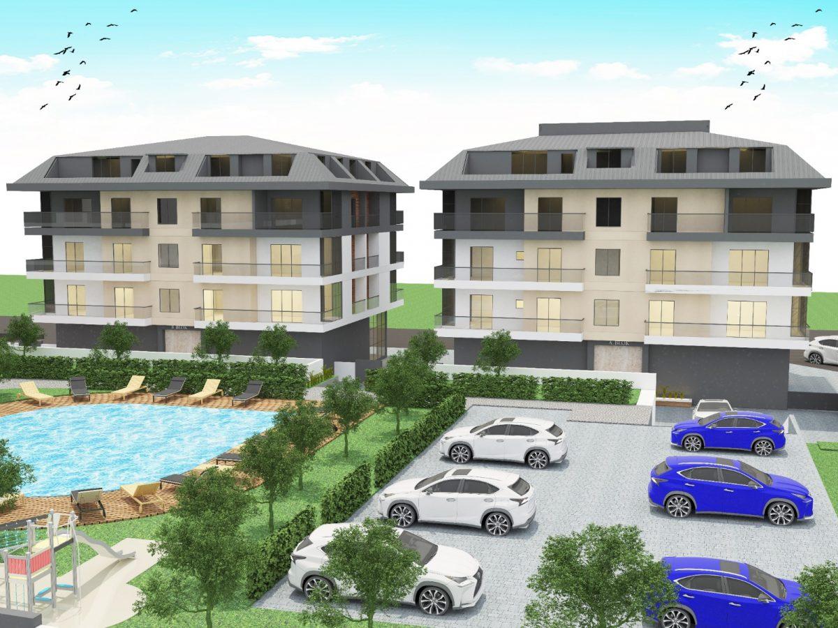 Квартира с 3 комнатами в Оба, Турция № 10163