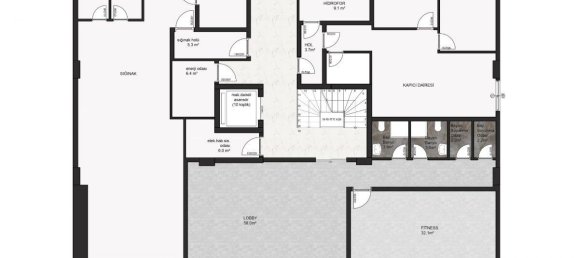 Квартира с 3 комнатами в Оба, Турция № 10163 18