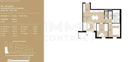 2 bedrooms Apartment in St. Polten, Austria No. 174194 16