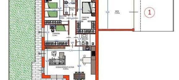 Вилла с 4 комнатами в Лурано, Италия № 75748 4