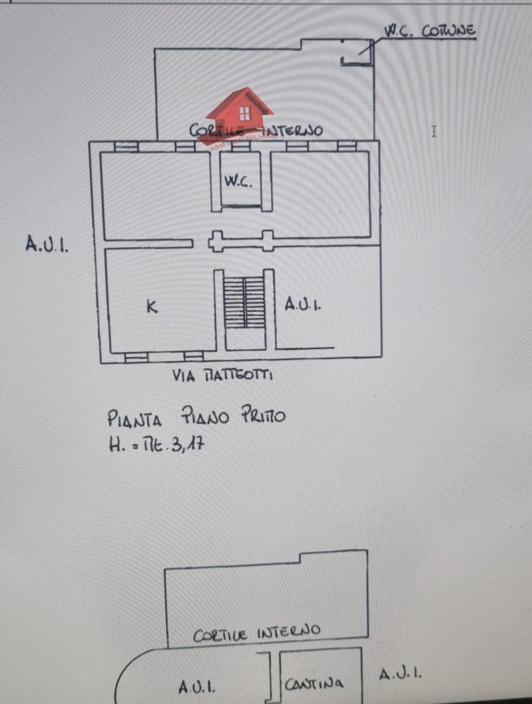 3 rooms Apartment in Vaprio d'Adda, Italy No. 80711