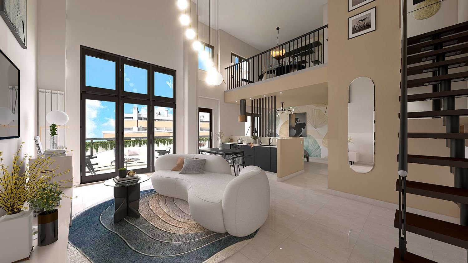 Дуплекс с 2 комнатами в Сесто Сан Джованни, Италия № 52809